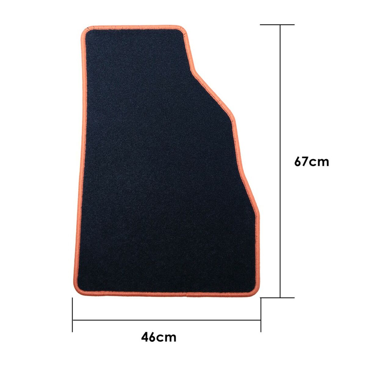 Car Floor Mat Set OCC Motorsport OCCCT0042YE CITROEN Nemo 5 Pieces-3