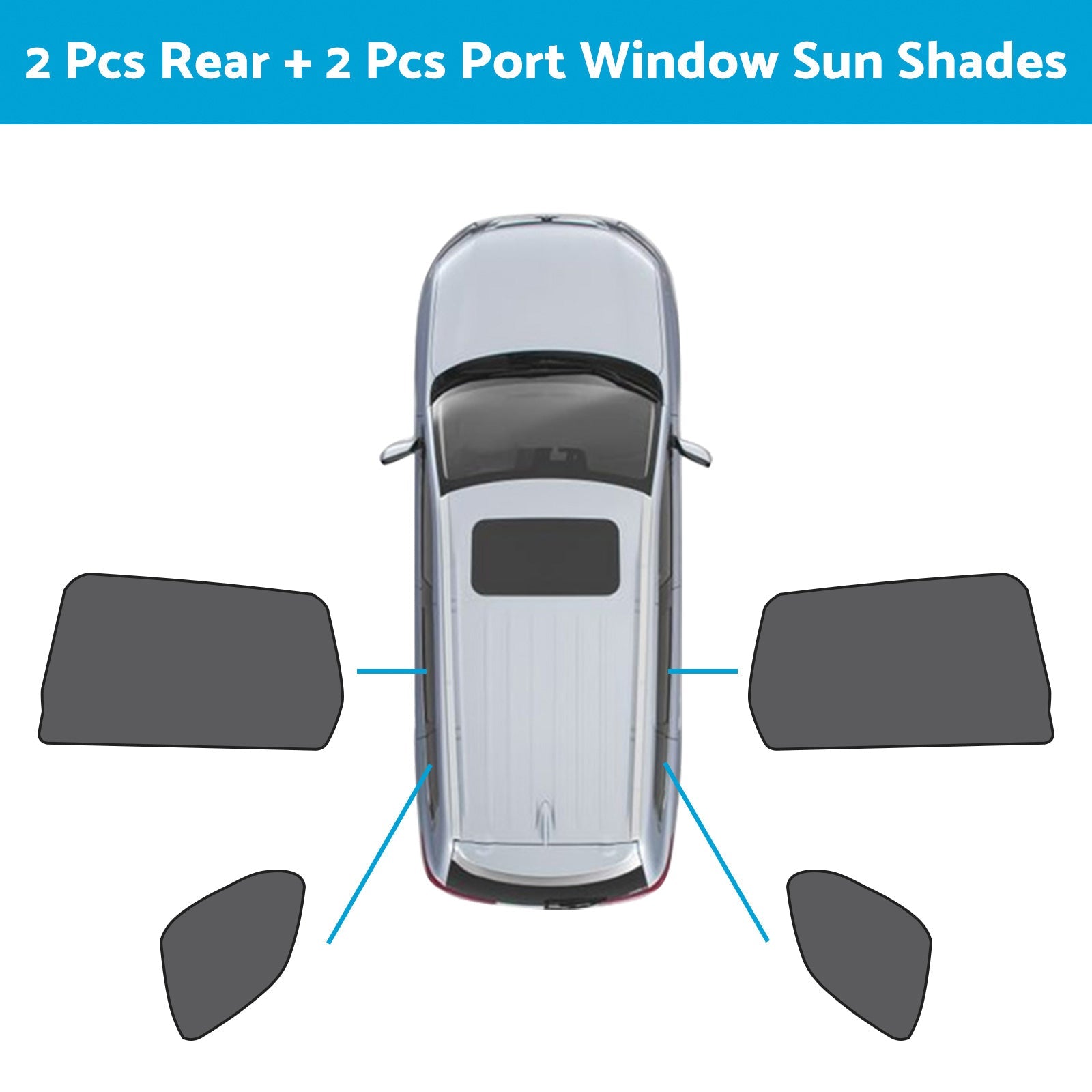 Car Window Magnetic Mesh Sun Shades Suitable For Mitsubishi Outlander 2021-2023-8