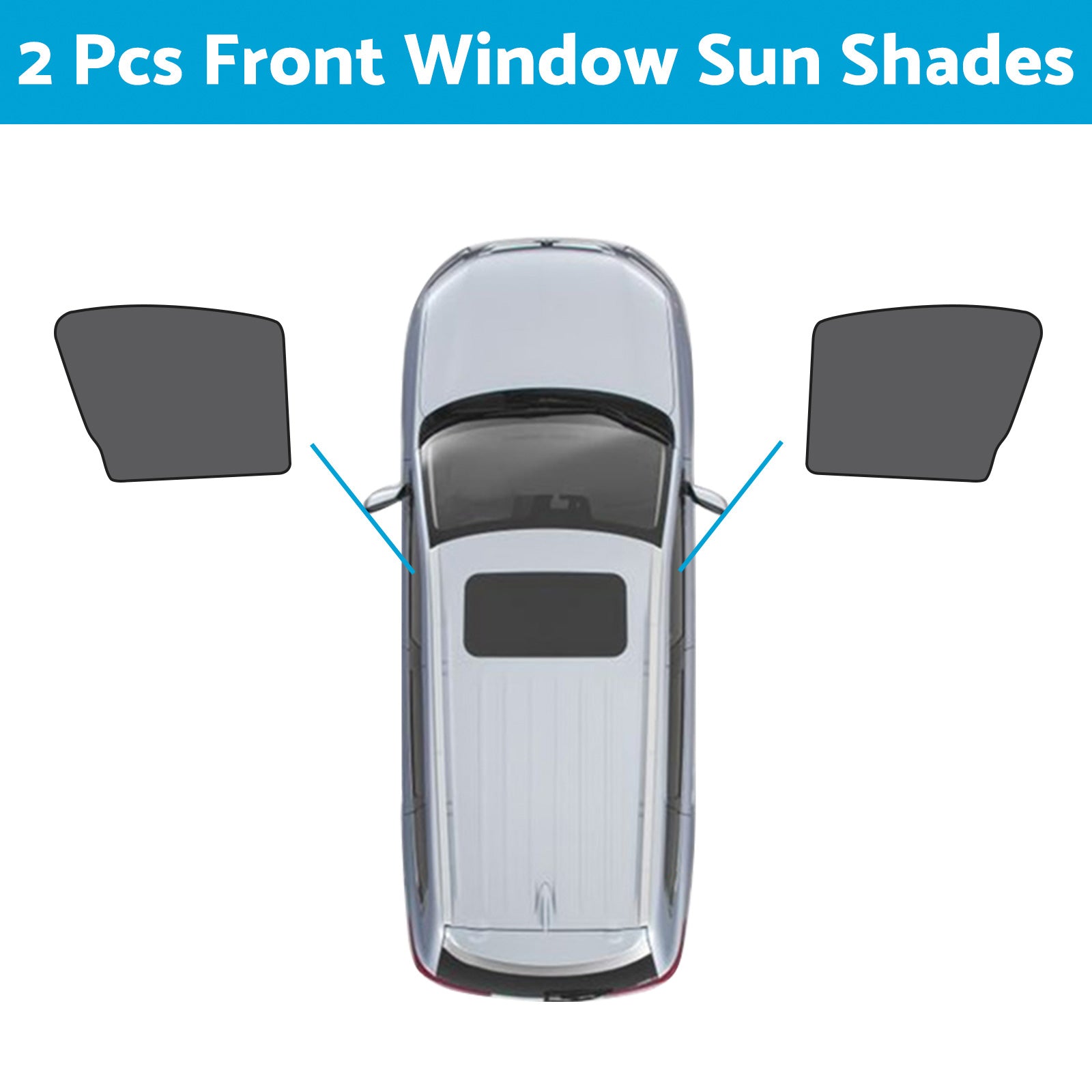 Car Window Magnetic Mesh Sun Shades Suitable For Mitsubishi Outlander 2021-2023-5