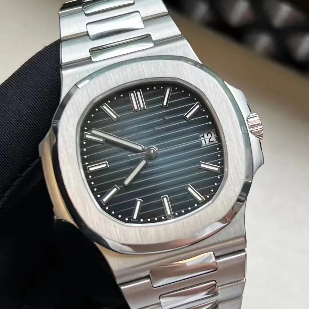 Pateker Luxusuhr Herren – Saphirglas Automatik Edelstahl