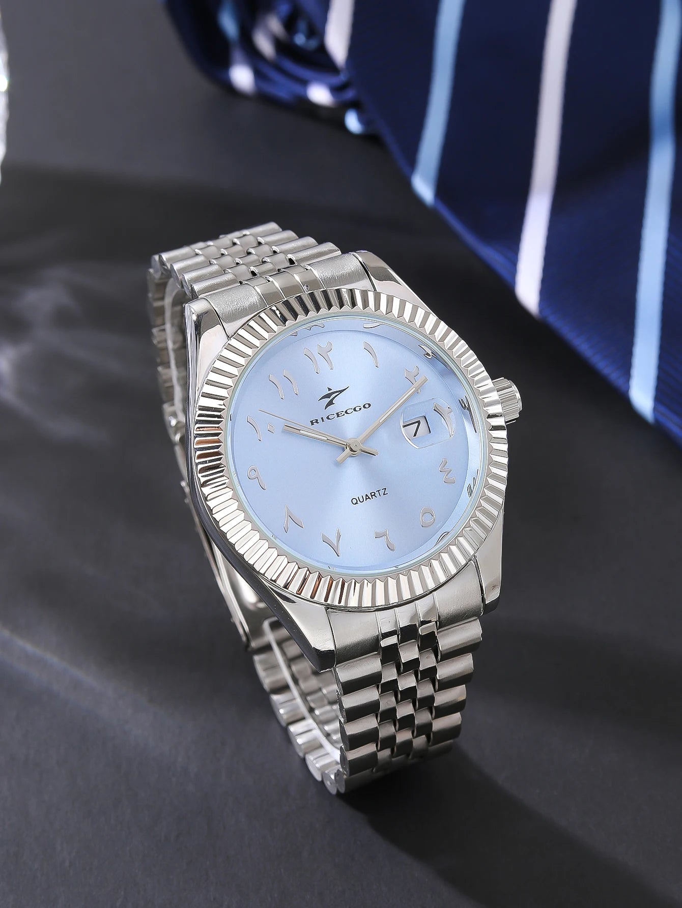 Classic Business Herrenuhr – Edelstahl Quarzuhr mit Datum