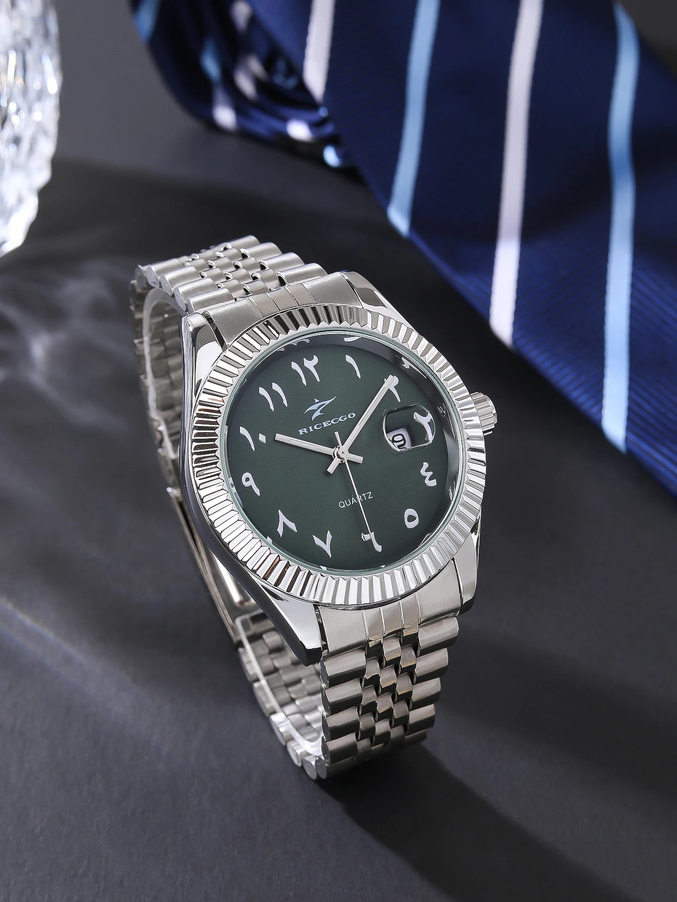 Classic Business Herrenuhr – Edelstahl Quarzuhr mit Datum