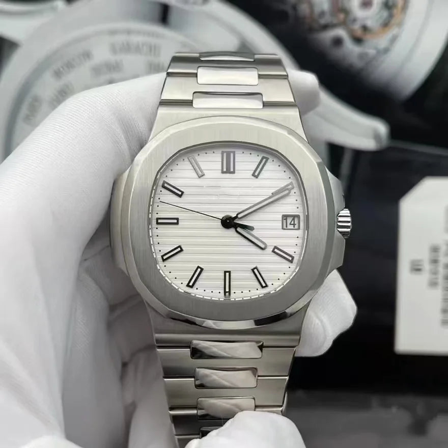 Pateker Luxusuhr Herren – Saphirglas Automatik Edelstahl