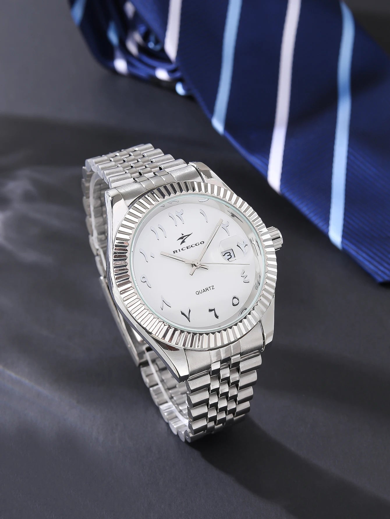 Classic Business Herrenuhr – Edelstahl Quarzuhr mit Datum