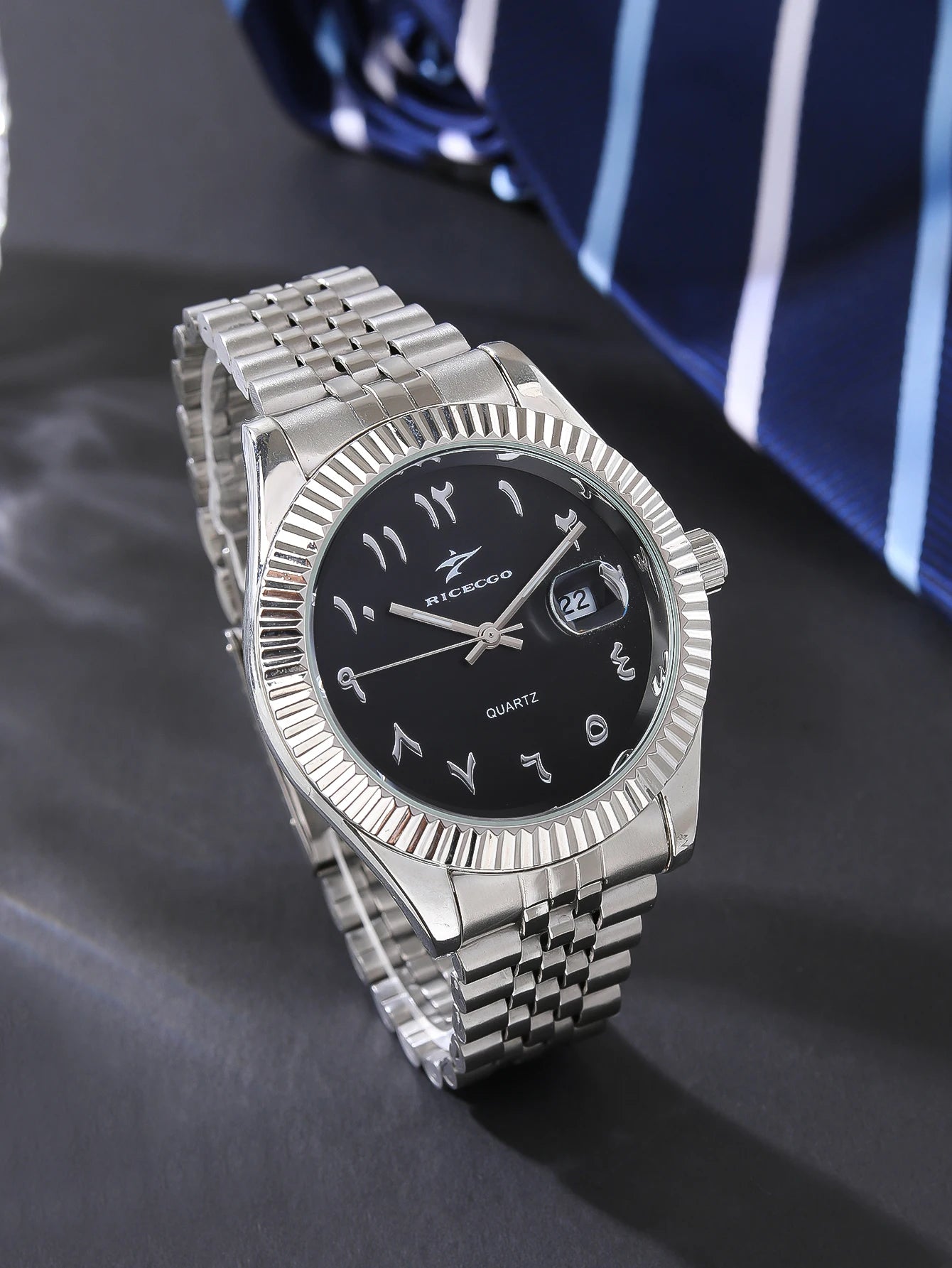 Classic Business Herrenuhr – Edelstahl Quarzuhr mit Datum