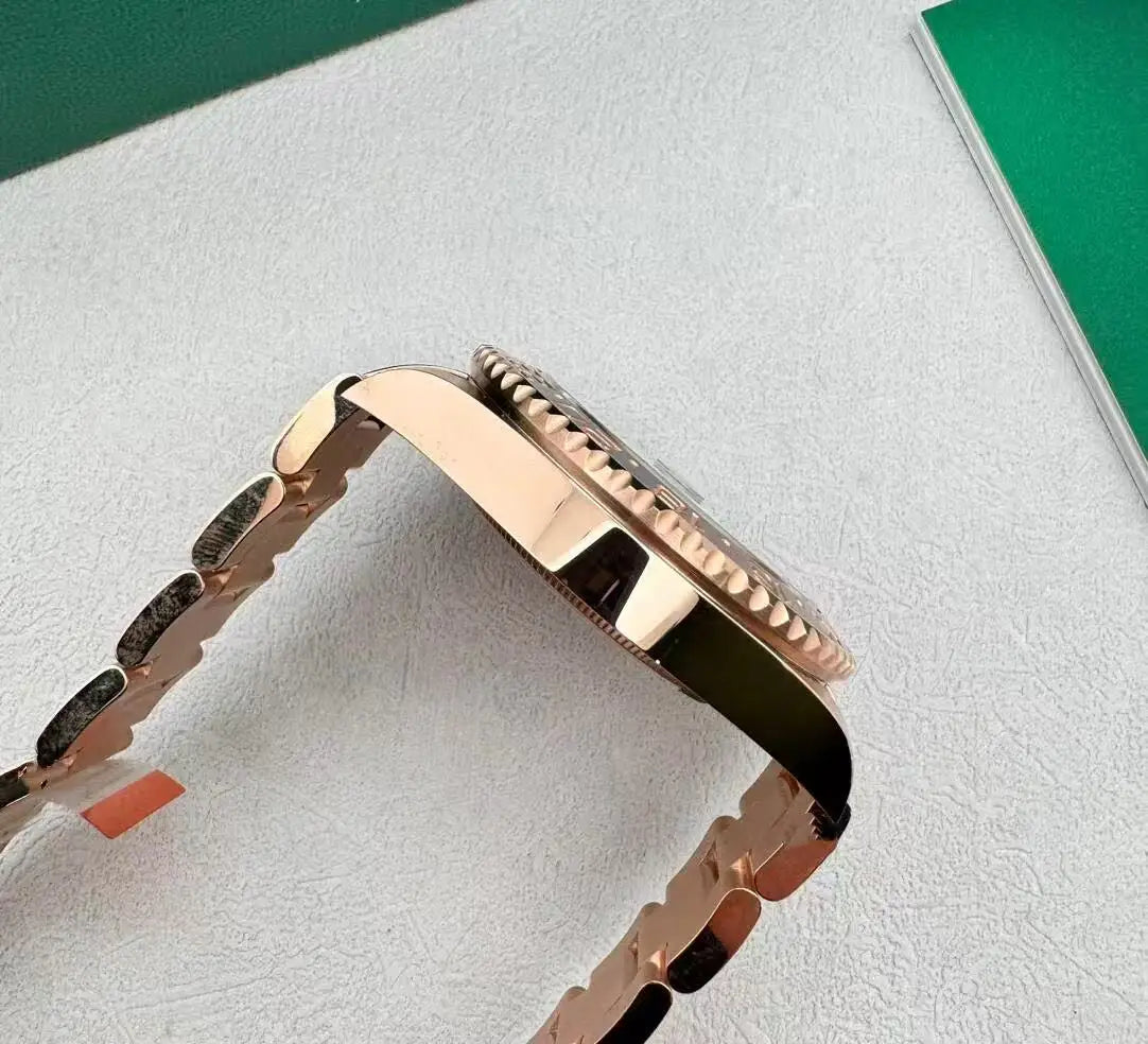 Dandong 3285 Luxusuhr Herren – Saphirglas 904L Edelstahl