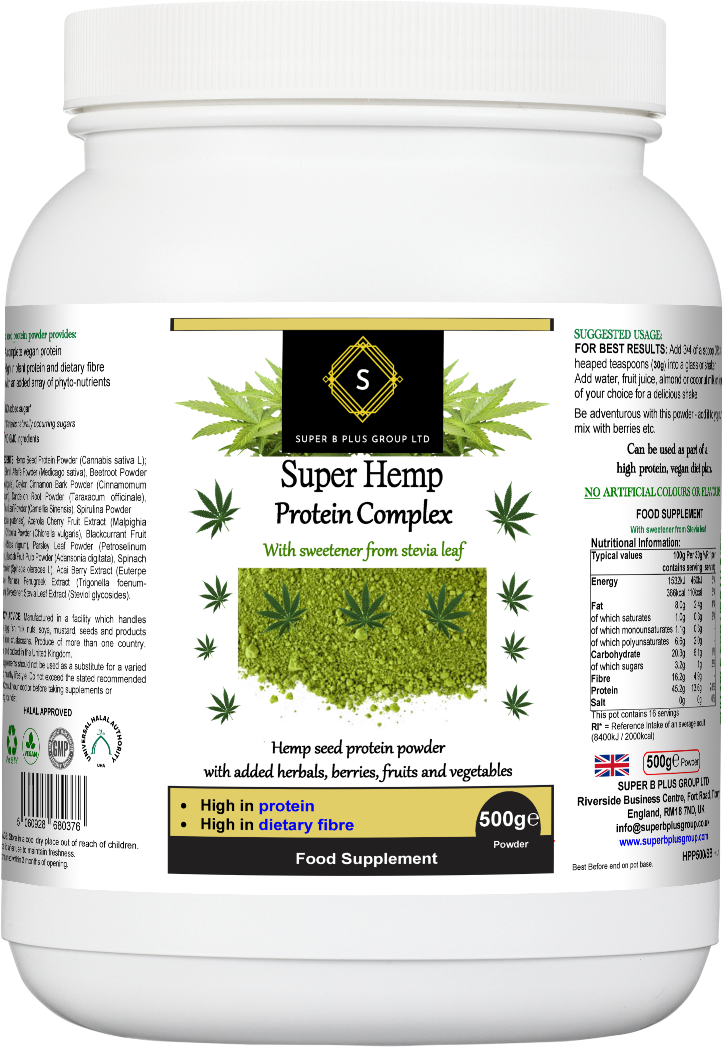 Super Hemp Protein Complex
