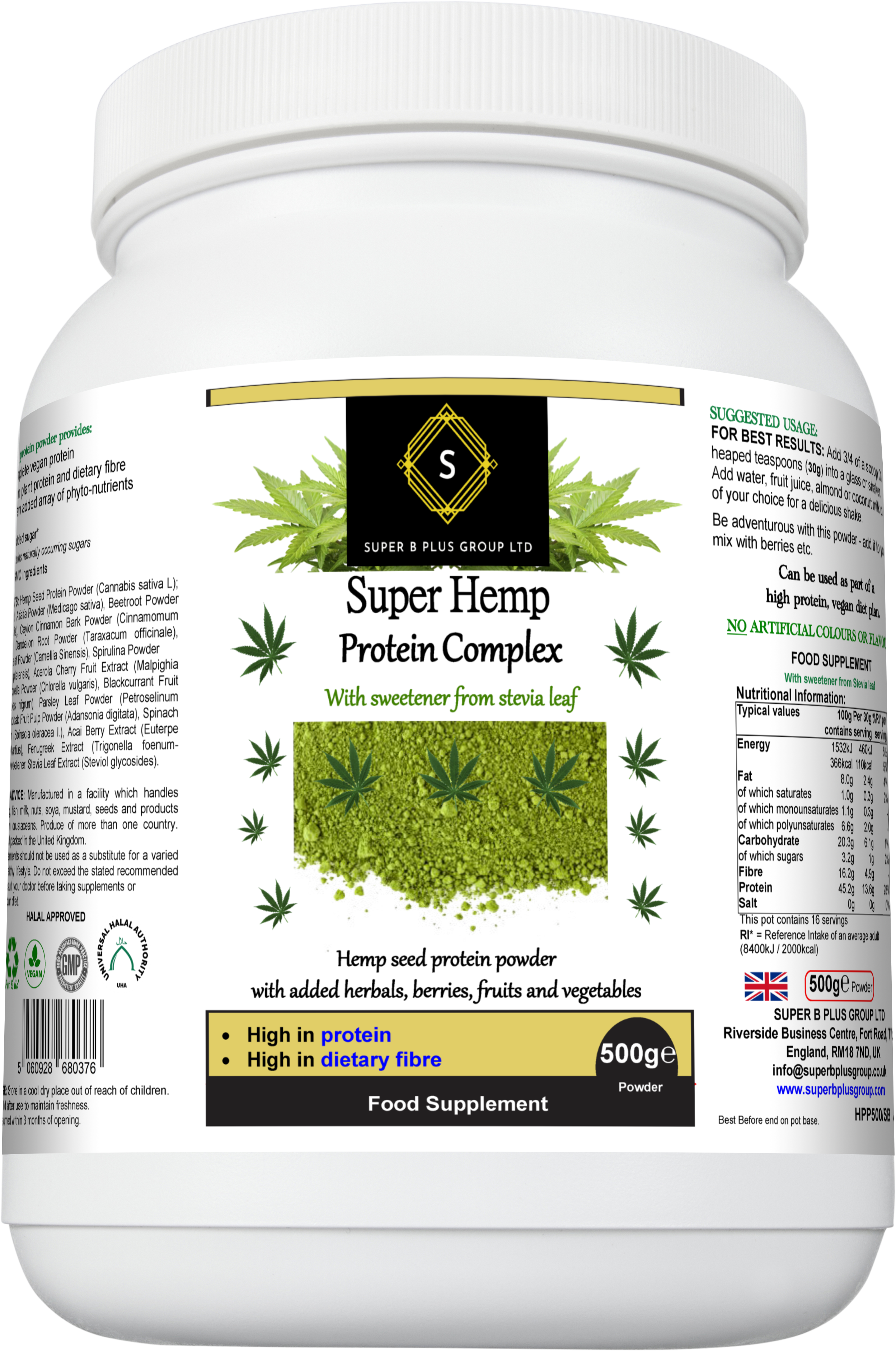 Super Hemp Protein Complex