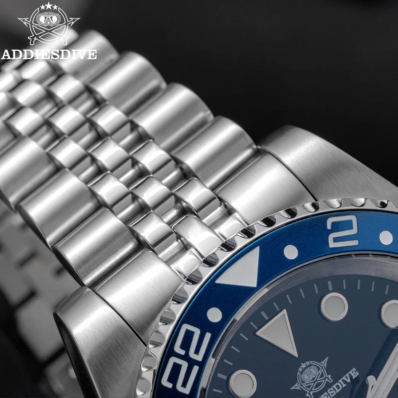 ADDIESDIVE GMT Taucheruhr 2024 – 200m Keramik Quarz